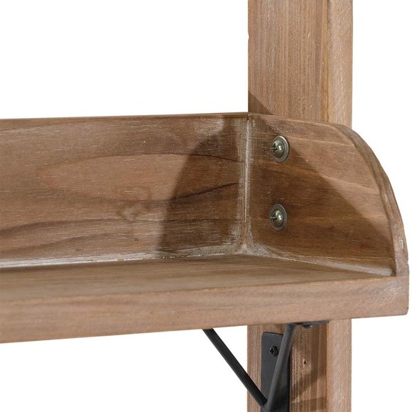 New Rustic  2 Tier Wooden Floating Shelve - Picture 3 of 10